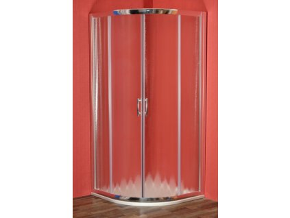 ARTTEC Sprchový kút štvrťkruhový BRILIANT 90 x 90 x 195 cm hroznové sklo PAN04603