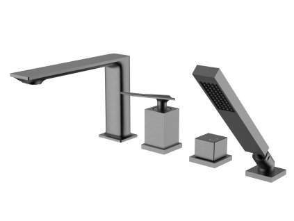 BESCO 4 - otvorová vaňová batéria ASPIRA grafitová s príslušenstvom BABWA4GR