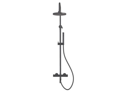 BESCO Nástenný termostatický sprchový a vaňový set VEO čierna BABPVNTICZ