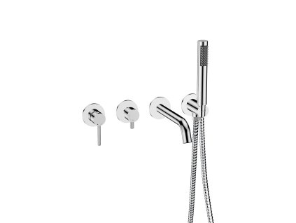 BESCO Podomietkový 4-otvorový vaňový set VEO chróm BABWV4PCH