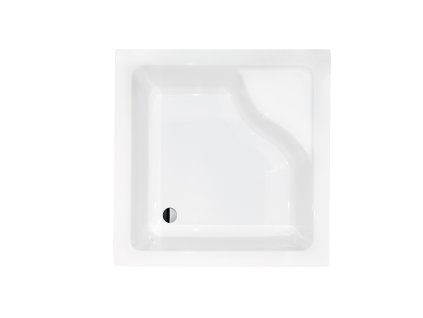 BESCO Štvorcová sprchová vanička IGOR Nožičky k vani - S nožičkami, Rozmer A - 80 cm, Rozmer B - 80 cm VANKIGOR80