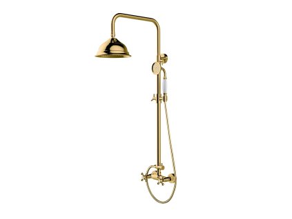BESCO Nástenný sprchový set RETRO zlatá BABPRZL