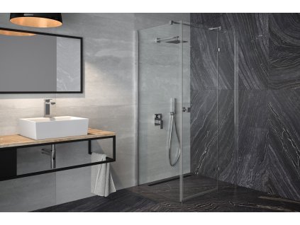 BESCO Štvorcový sprchovací kút PIXA Smer zatvárania - Pravé (DX) BCPIXA90CTVEP