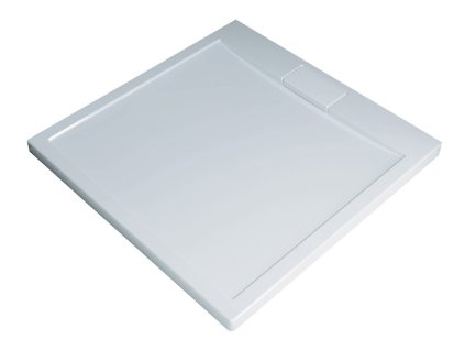 BESCO Štvorcová sprchová vanička AXIM Farba - Biela, Rozmer A - 80 cm, Rozmer B - 80 cm VANKAXIM80BB