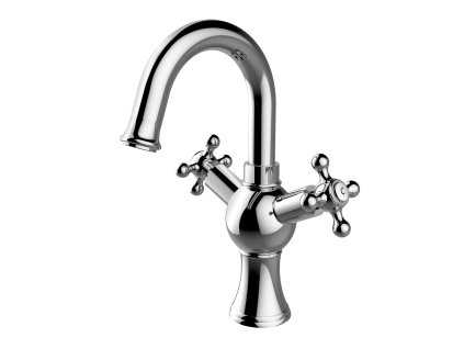 BESCO Stojanková umývadlová batéria RETRO II Chróm BABURIICH