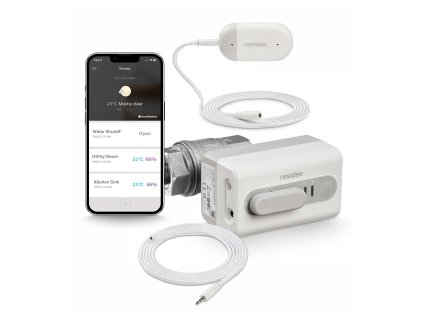 Ochrana proti úniku Honeywell Resideo L5 Wi-Fi, uzatvárací ventil DN25, vrátane detektora L1 Wi-Fi, VWS01Y025EE