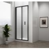 Polysan EASY BLACK sprchové dvere skladacie 800mm, číre sklo EL1980B