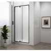Polysan EASY BLACK otočné sprchové dvere 880-1020mm, číre sklo EL1715B