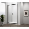 Polysan EASY BLACK sprchové dvere 1500mm, číre sklo EL1515B