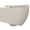 Isvea INFINITY závesná WC misa, Rimless, 36,5x53cm, Ivory 10NF02004-2K