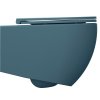 Isvea INFINITY závesná WC misa, Rimless, 36,5x53cm, matná zelena Petrol 10NF02004-2P