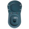 Isvea INFINITY závesná WC misa, Rimless, 36,5x53cm, matná zelena Petrol 10NF02004-2P