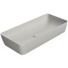 GSI NUBES keramické umývadlo na dosku 80x40cm, cenere mat 904017