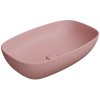 GSI NUBES keramické umývadlo na dosku 60x38cm, blush mat 978324