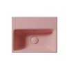 GSI NUBES keramické umývadlo 40x32cm, bez otvoru, blush mat 9684024