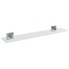 Sapho X-SQUARE sklenená polica 600mm, chróm/čiré sklo XQ009-15