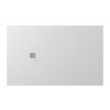 Polysan TRENECA sprchová vanička z liateho mramoru s možnosťou úpravy rozmeru 130x80cm, biela matná 84303.11