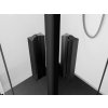 Polysan ZOOM BLACK štvorcová sprchová zástena 800x800mm, rohový vstup ZL4815BL-02