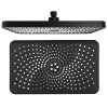Sapho Hlavová sprcha, 300x180mm, silikon trysky, ABS/čierna mat SK851B