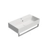 GSI KUBE X keramické umývadlo 70x37cm, biela mat 9455109