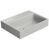 GSI NUBES keramické umývadlo 40x32cm, bez otvoru, cenere mat 9684017