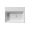 GSI NUBES keramické umývadlo 40x32cm, bez otvoru, biela mat 9684009
