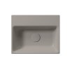GSI NUBES keramické umývadlo 40x32cm, bez otvoru, tortora mat 9684005