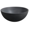 Sapho MINOR betónové umývadlo na dosku, priemer 26cm, antracit mat MR26016
