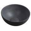 Sapho MINOR betónové umývadlo na dosku, priemer 26cm, antracit mat MR26016