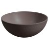 Sapho MINOR betónové umývadlo na dosku, priemer 26cm, tmavo hnedá mat MR26015