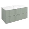 Sapho CIRASA STRIP umývadlová skrinka 99,8x52x46cm, verde CR100-4444S