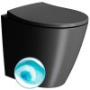 GSI MODO WC misa stojaca, Swirlflush, 37x52cm, spodný/zadný odpad, čierna dual-mat 981026