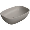 GSI NUBES keramické umývadlo na dosku 50x35cm, tortora mat 978405