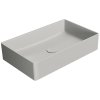 GSI KUBE X keramické umývadlo na dosku 60x37cm, cenere mat 945317