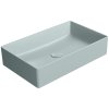 GSI KUBE X keramické umývadlo na dosku 60x37cm, ghiaccio mat 945315