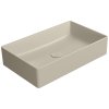 GSI KUBE X keramické umývadlo na dosku 60x37cm, creta mat 945308