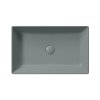 GSI KUBE X keramické umývadlo na dosku 60x37cm, agave mat 945304