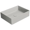 GSI KUBE X keramické umývadlo na dosku, 50x37cm, cenere mat 942917