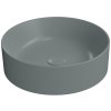 GSI KUBE X keramické umývadlo na dosku, priemer 45cm, agave mat 942704