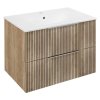 Sapho CIRASA STRIP umývadlová skrinka 69,8x52x46cm, dub alabama CR701-2322