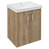 Sapho THEIA umývadlová skrinka 56,4x70x44,2cm, 2x dvierka, dub Alabama TH062-2222