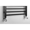 Sapho METRO vykurovacie teleso 500x1200 mm, čierny mat IR410TB