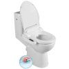 Sapho HANDICAP WC kombi zvýšené sedadlo s elektronickým bidetom BLOOMING ECONOMY PLUS, Rimless, zadný odpad, biela NB-1160D-1