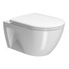 GSI WC sedátko, Soft Close, Quick Release, biela/chórm MS992C11