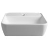 CERASTYLE TUJE keramické umývadlo 46x42cm, biela TU0217