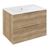 Sapho CIRASA umývadlová skrinka 69,8x52x46cm, dub Alabama CR701-2222