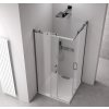 Polysan THRON SQUARE štvorcový sprchový kút 900x900mm, hranaté pojazdy, rohový vstup TL2990-5002