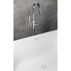Aqualine SET krytka prepadu, vaňová výpusť 6/4", click-clack, biela lesk TF9005W