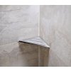 Sapho SMART rohová polica do škár 297x15x210mm, nerez lesk XJ615