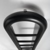 Sapho HORIZON vykurovacie teleso 330x1500 mm, čierna mat IR195